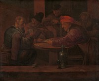 Men Playing Cards in a Tavern (c. 1660 - c. 1680) by Daniël Boone