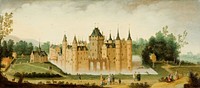 View of the Castle of Egmond aan den Hoef (c. 1638) by Claes Jacobsz van der Heck