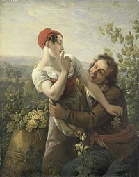 The Impassioned Grape Picker (1817 - 1819) by Peter Paul Joseph Noël