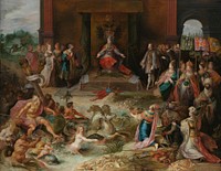 Allegory on the Abdication of Emperor Charles v in Brussels (c. 1635 - c. 1640) by Frans Francken II