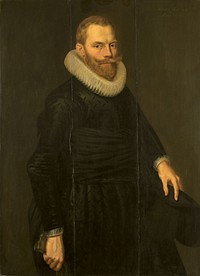 Portrait of Dirck Hasselaer (1581-1645) (1614) by Cornelis van der Voort