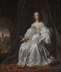 Mary Stuart, Princess of Orange, as Widow of William II (1652) by Bartholomeus van der Helst