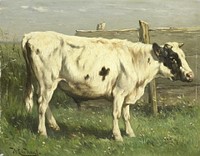 Young Bull (1870 - 1892) by Johannes Hubertus Leonardus de Haas