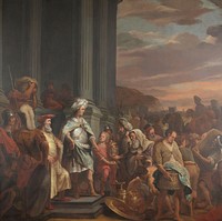 King Cyrus Handing over the Treasure Looted from the Temple of Jerusalem (1655 - 1669) by Ferdinand Bol