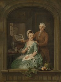 Portrait of Robert Muys and his Wife Maria Nozeman (1778) by Nicolaes Muys