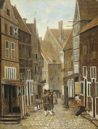 View of a Town (1654 - 1662) by Jacob Vrel