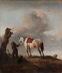 The Grey Horse (c. 1646) by Philips Wouwerman