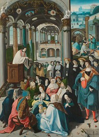 The Calling of Saint Anthony (c. 1530) by Aertgen Claesz van Leyden
