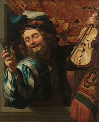 The Merry Fiddler (1623) by Gerard van Honthorst
