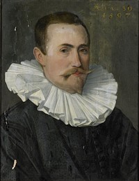 Portrait of a Man (1597) by anonymous