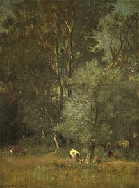 View in the Woods (1840 - 1889) by Jules Dupré