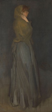 ‘Arrangement in Yellow and Gray’: Effie Deans (c. 1876 - c. 1878) by James Abbott McNeill Whistler