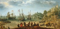 Ships off a Rocky Coast (1621) by Adam Willaerts