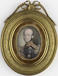 Willem II (1792-1849), koning der Nederlanden (c. 1840) by Louis Henri de Fontenay and anonymous