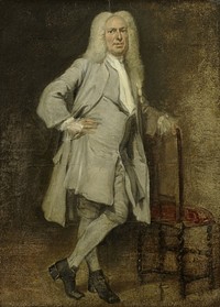 Portrait of Jan Lepeltak, Timber Merchant in Amsterdam, Regent of the Aalmoezeniersweeshuis Orphanage (1728 - 1729) by Cornelis Troost