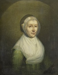 Portrait of Christina Sebilla Charlotte Bakhuizen (1750-1810) (1802) by Benjamin Wolff
