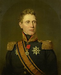 Portrait of Jonkheer Jan Willem Janssens, Governor of the Cape Colony and Governor-General of the Dutch East Indies (1815 - 1838) by Jan Willem Pieneman