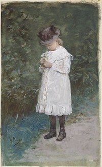 Elisabeth Mauve (b. 1875), Daughter of the Artist (1875 - 1888) by Anton Mauve