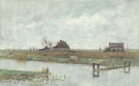 Aan de vaart (1863 - 1903) by Geo Poggenbeek