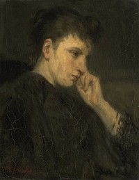 'Malancholy' (1880 - 1899) by Jozef Israëls