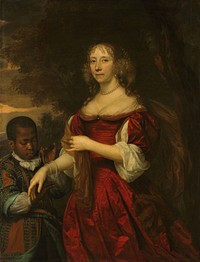 Margaretha van Raephorst (d 1690). Wife of Cornelis Tromp (1668) by Jan Mijtens