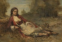 Algérienne (1871 - 1873) by Camille Corot
