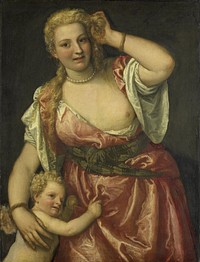 Venus and Cupid (1575 - 1590) by Paolo Veronese and Benedetto Caliari