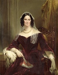 Dieuwke Fontein (1800-79), Second Wife (Married 1834) of Adriaan van der Hoop (1844) by Jan Adam Kruseman