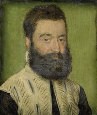 Portrait of Barthélemy Aneau, Head of the Collège de la Trinité in Lyon (c. 1535 - c. 1545) by Corneille de la Haye named de Lyon