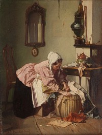 The Rag Basket (c. 1850 - c. 1882) by Alexander Hugo Bakker Korff