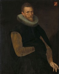 Jacob Cornelisz Banjaert, called van Neck (1564-1638), Admiral, Burgomaster and Councilor of Amsterdam (1605) by Cornelis Ketel