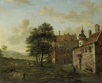 A Country Home (1660 - 1712) by Jan van der Heyden
