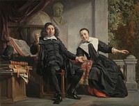 Abraham Casteleyn and his Wife, Margarieta van Bancken (1663) by Jan de Bray