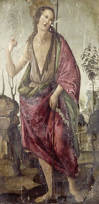 John the Baptist (1470 - 1497) by Francesco Botticini