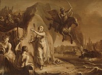 Perseus and Andromeda. Allegory of the liberation of the Netherlands by Prince Frederik Hendrik (1642) by Pieter Symonsz Potter