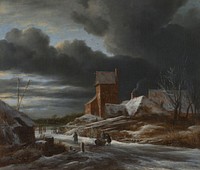 Winter Landscape (c. 1665) by Jacob Isaacksz van Ruisdael
