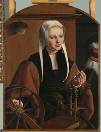 Portrait of a Woman, possibly Anne Codde (1529) by Maarten van Heemskerck