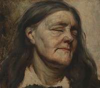 Study of an Old Woman (c. 1856 - c. 1857) by Matthijs Maris