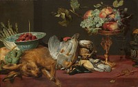 Still Life with Dead Game, Fruit and Vegetables (c. 1616 - c. 1620) by Frans Snijders