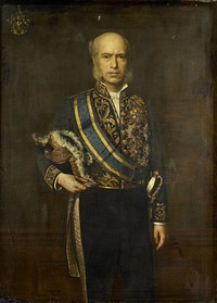 Johan Wilhelm van Lansberge (1830-1906). Gouverneur-generaal (1875-1880) (1887) by Andries van den Berg