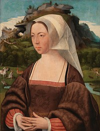 Portrait of an Unknown Woman (c. 1525) by Jan Jansz Mostaert