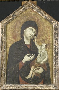 Maria met kind (1890 - 1920) by Duccio di Buoninsigna, anonymous and Cenni di Pepo Cimabue