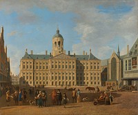 The Town Hall on Dam Square, Amsterdam (1693) by Gerrit Berckheyde