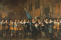 Officers and Other Civic Guardsmen of the IVth District of Amsterdam, under the Command of Captain Jan Claesz van Vlooswijck and Lieutenant Gerrit Hudde (1642) by Nicolaes Eliasz Pickenoy