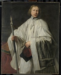 Jacobus Govaerts (b. 1635/36). Appointed Master of Ceremonies and Clerk of the Chapter of Antwerp in 1661. (1665) by anonymous and Philippe de Champaigne