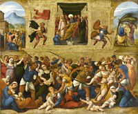 Massacre of the Innocents (1510 - 1530) by Lodovico Mazzolino