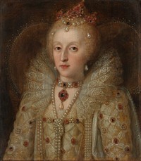 Portrait of Elizabeth I, Queen of England (1550 - 1599) by anonymous