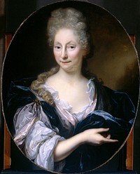 Portrait of Margaretha van de Eeckhout, Wife of Pieter van de Poel (1690 - 1729) by Arnold Boonen