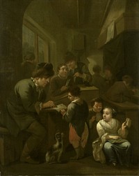 The schoolmaster (1670 - 1709) by Bernardus van Schijndel