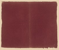 Effen rood papier (1800 - 1900) by anonymous